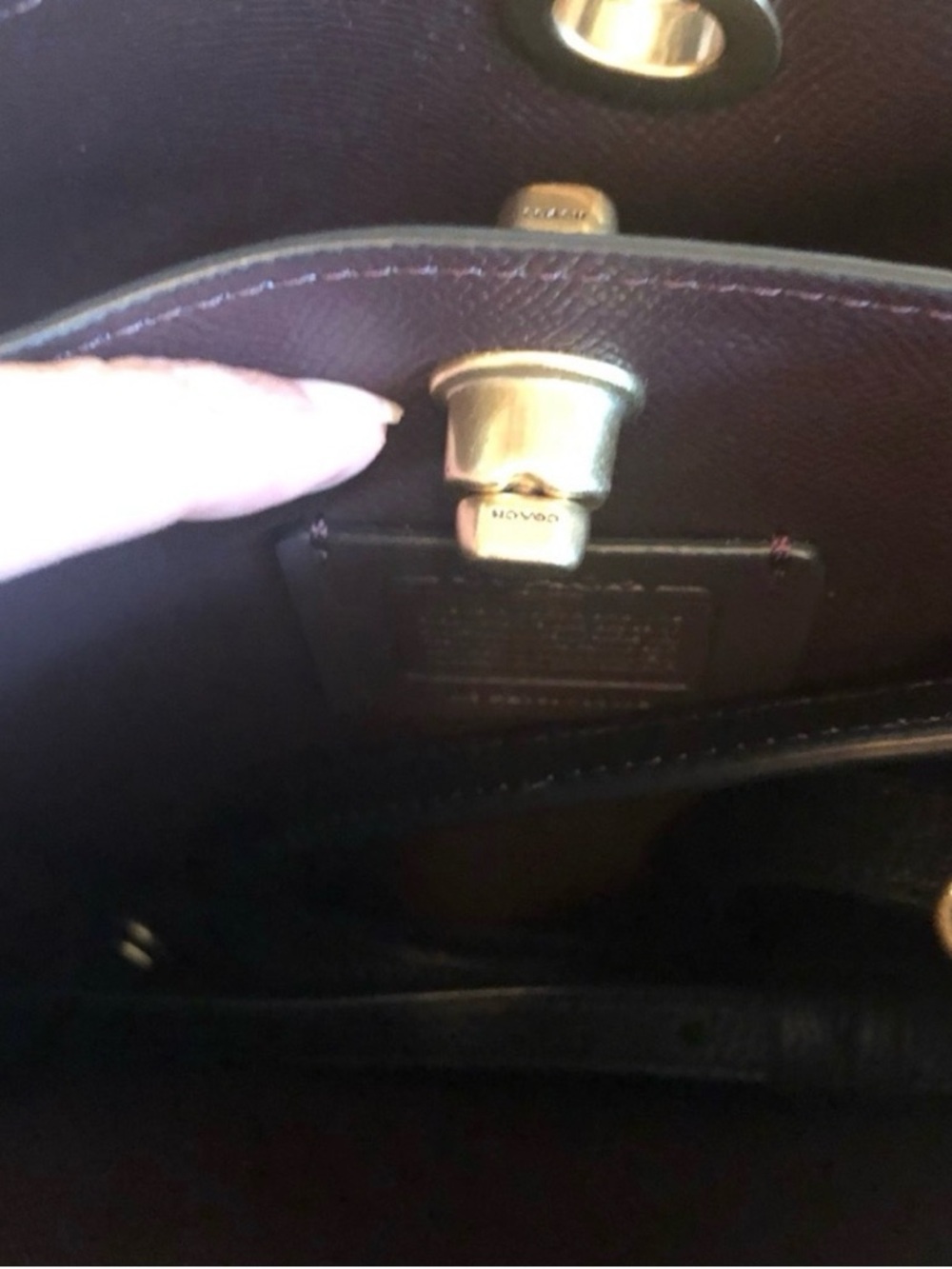 Coach Charlie Bucket Bag 21 in black - Picture 7 of 9